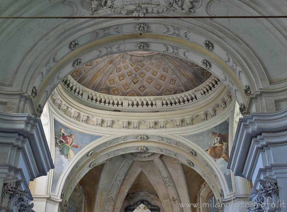 Campiglia Cervo (Biella, Italy) - Ceiling of the Sanctuary of San Giovanni di Andorno